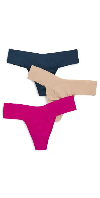 Hanky Panky Natural Rise Thong 3 Pack Multi | Thumbnail 1