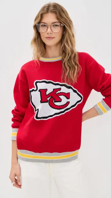 Terez Chiefs Crew Neck Sweater Chiefs Red | Thumbnail 2