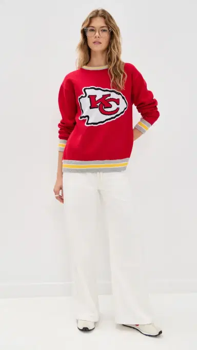 Terez Chiefs Crew Neck Sweater Chiefs Red | Thumbnail 5