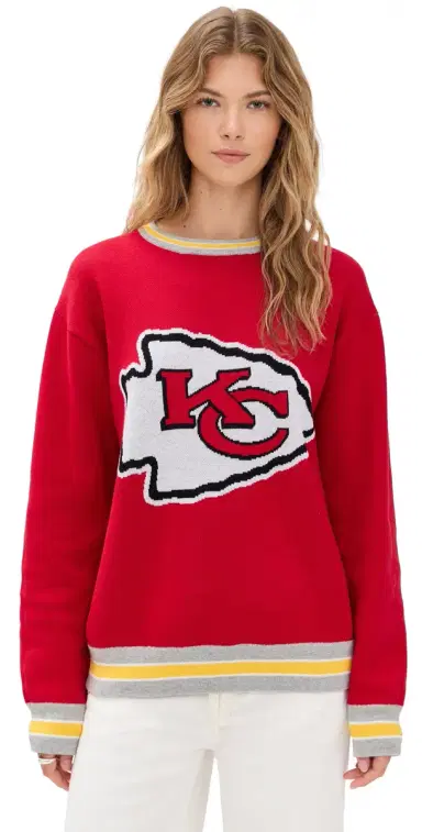 Terez Chiefs Crew Neck Sweater Chiefs Red | Thumbnail 1