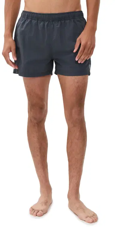 AUTO-REPLY Solid Sebastian Swim Trunks 4 Granite L | Thumbnail 1