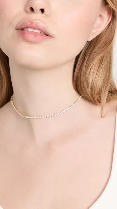 Shashi Everyday Tennis Necklace | Thumbnail 3
