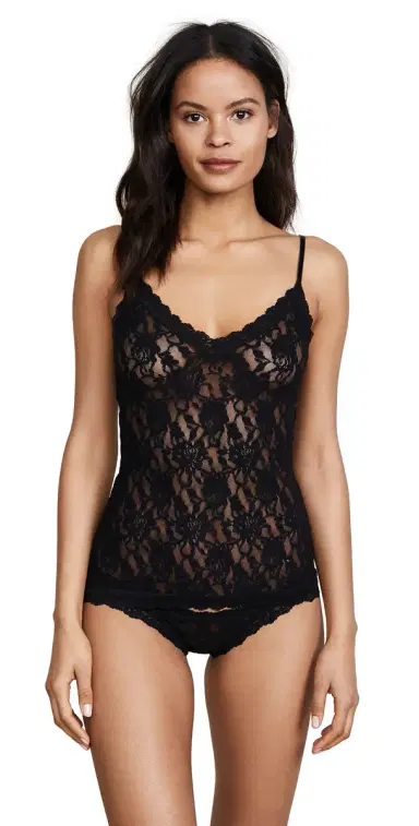 Hanky Panky Signature Lace V Front Cami Black L | Thumbnail 1 Hanky Panky Signature Lace V Front Cami Black L | Thumbnail 1