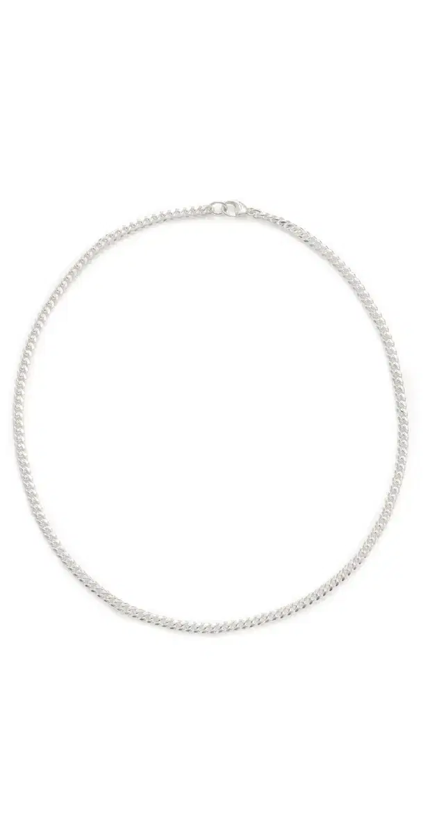 Zoe Chicco Sterling Silver Small Curb Chain Necklace Sterling Silver One Size