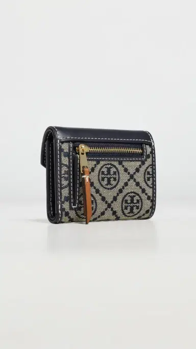 Tory Burch T Monogram Envelope Small Wallet Tory Navy One Size | Thumbnail 3