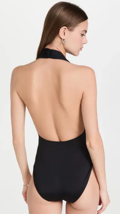 Norma Kamali Halter One Piece Black M | Thumbnail 3 Norma Kamali Halter One Piece Black M | Thumbnail 3