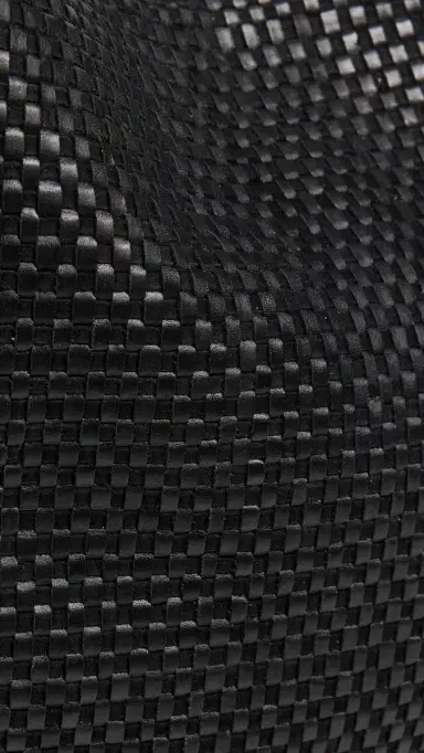 St. Agni Lattice Weave Large Tote Black One Size | Thumbnail 5