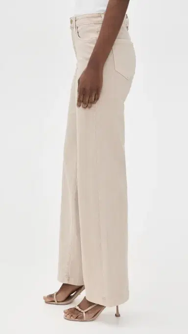 L'Agence Scottie High Rise Wide Leg Jeans Biscuit 32 | Thumbnail 4 L'Agence Scottie High Rise Wide Leg Jeans Biscuit 32 | Thumbnail 4