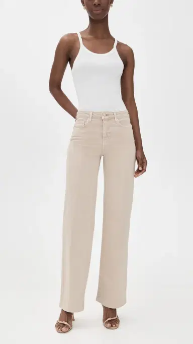L'Agence Scottie High Rise Wide Leg Jeans Biscuit 32 | Thumbnail 5 L'Agence Scottie High Rise Wide Leg Jeans Biscuit 32 | Thumbnail 5