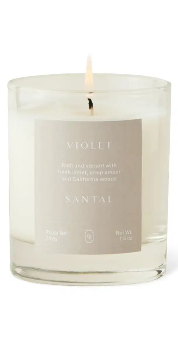 Oak Essentials Violet Santal Candle No Color 7.5 oz/212 mL