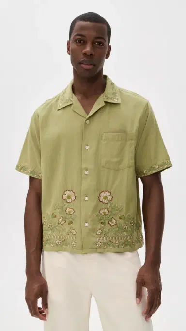 Corridor Augusta Camp Shirt Olive | Thumbnail 2 Corridor Augusta Camp Shirt Olive | Thumbnail 2