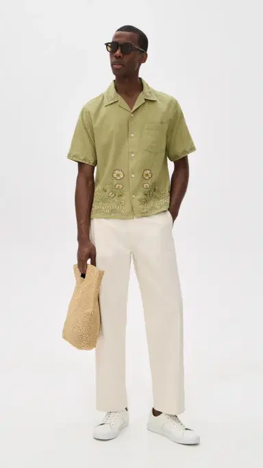 Corridor Augusta Camp Shirt Olive | Thumbnail 5 Corridor Augusta Camp Shirt Olive | Thumbnail 5