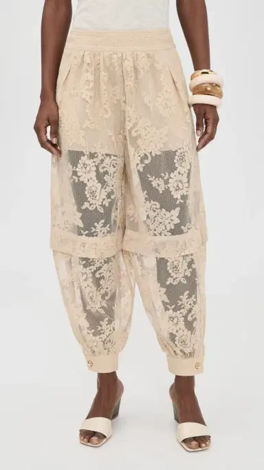 Zimmermann Luna Lace Balloon Pants Cream | Thumbnail 2 Zimmermann Luna Lace Balloon Pants Cream | Thumbnail 2