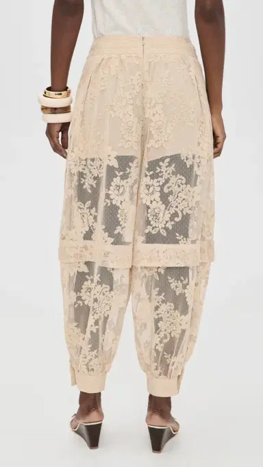 Zimmermann Luna Lace Balloon Pants Cream | Thumbnail 3 Zimmermann Luna Lace Balloon Pants Cream | Thumbnail 3