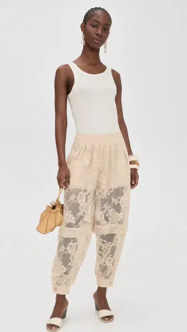 Zimmermann Luna Lace Balloon Pants Cream | Thumbnail 5 Zimmermann Luna Lace Balloon Pants Cream | Thumbnail 5