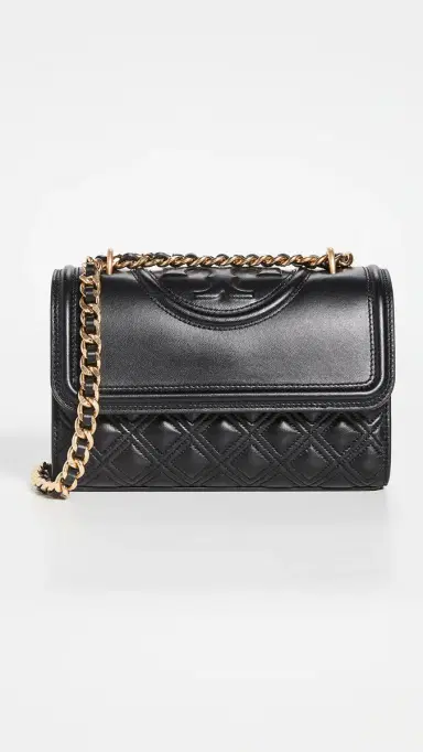 Tory Burch Fleming Small Convertible Bag Black One Size | Thumbnail 2 Tory Burch Fleming Small Convertible Bag Black One Size | Thumbnail 2