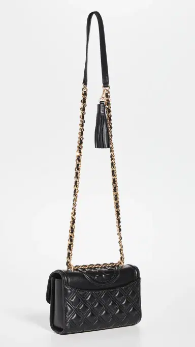 Tory Burch Fleming Small Convertible Bag Black One Size | Thumbnail 4 Tory Burch Fleming Small Convertible Bag Black One Size | Thumbnail 4