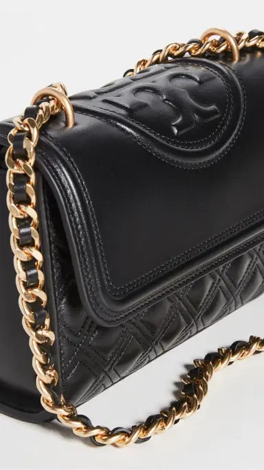 Tory Burch Fleming Small Convertible Bag Black One Size | Thumbnail 5 Tory Burch Fleming Small Convertible Bag Black One Size | Thumbnail 5