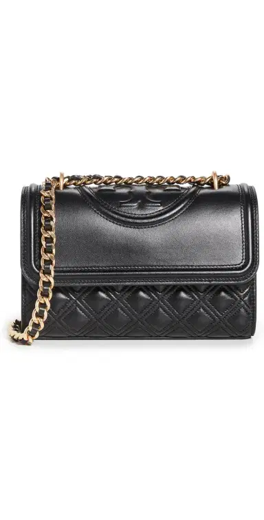 Tory Burch Fleming Small Convertible Bag Black One Size | Thumbnail 1 Tory Burch Fleming Small Convertible Bag Black One Size | Thumbnail 1