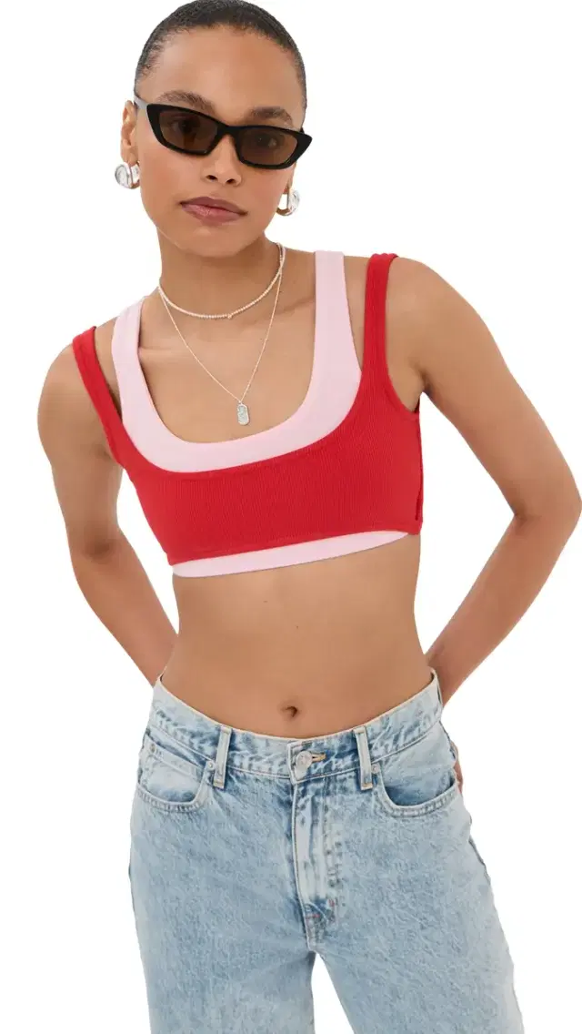 Jane Bralette Pink/Red