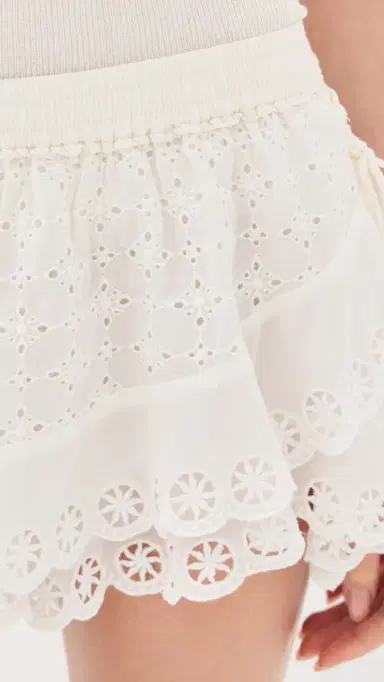 Isabel Marant Neis Embroidered Ruffle Skirt White | Thumbnail 6 Isabel Marant Neis Embroidered Ruffle Skirt White | Thumbnail 6