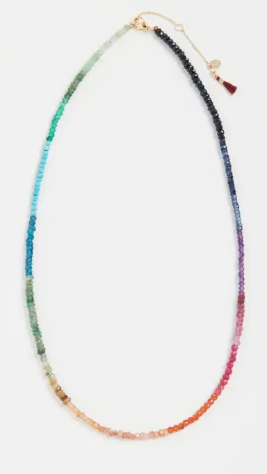 SHASHI Aisha Necklace Rainbow One Size | Thumbnail 2