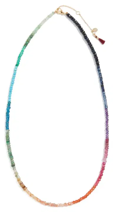 SHASHI Aisha Necklace Rainbow One Size | Thumbnail 1