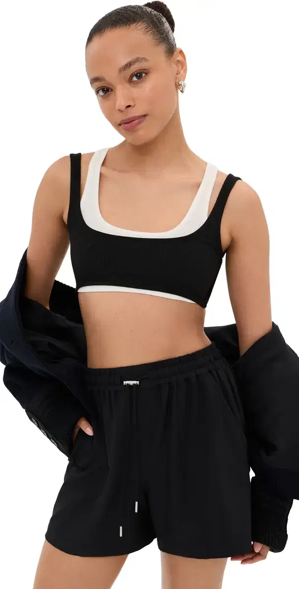 Jane Bralette White/Black