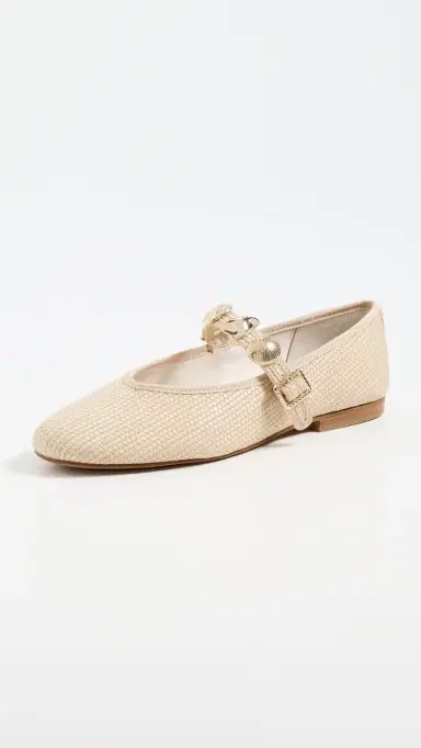 Dolce Vita Relan Flats LT Natural Raffia | Thumbnail 5