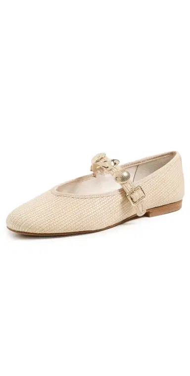 Dolce Vita Relan Flats LT Natural Raffia | Thumbnail 1