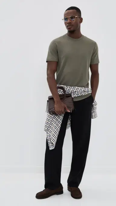 NN07 Clive Textured Tee | Thumbnail 5