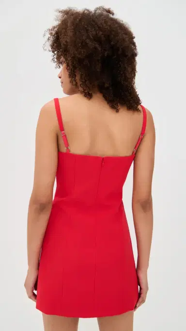 Sandy Liang Naomi Dress Red | Thumbnail 3