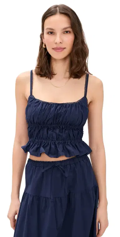 Peixoto Amelia Top Navy L | Thumbnail 1