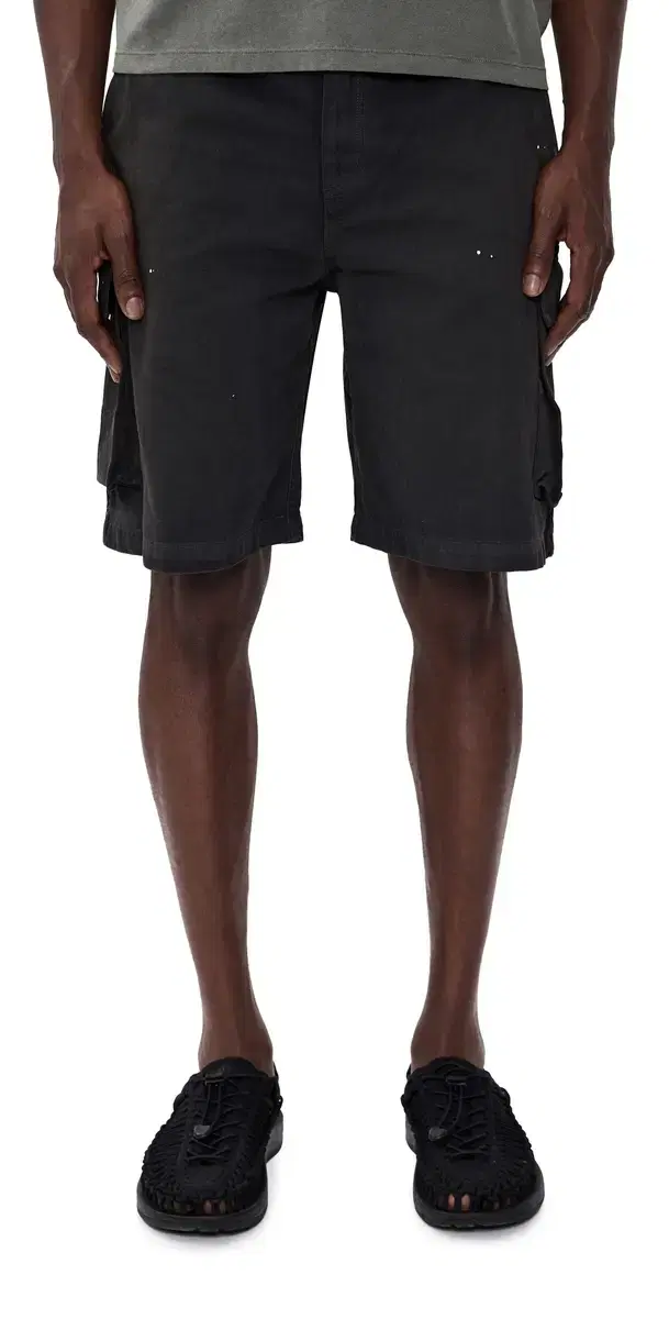 Mount Utility Shorts Nebula Wash Jungle Herringbone