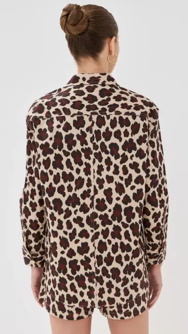 LE BOP Cecilla Button Down Leopard L | Thumbnail 3 LE BOP Cecilla Button Down Leopard L | Thumbnail 3