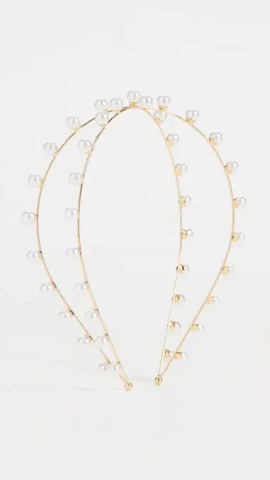 LELET NY Exes Pearl Headband Pearl One Size | Thumbnail 2