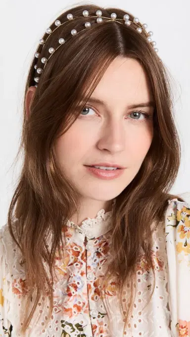 LELET NY Exes Pearl Headband Pearl One Size | Thumbnail 3