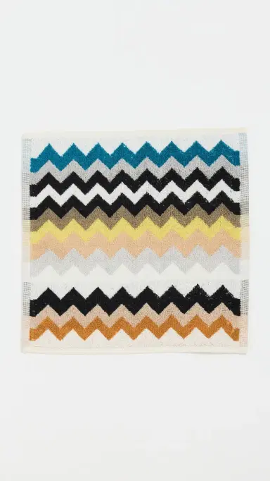 Missoni Best Face Towel 30x30 Black Multicolor One Size | Thumbnail 3