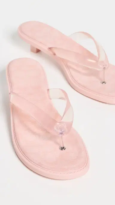 Coach Jelly Flip Flop Sandals Candy Pink 9 | Thumbnail 5