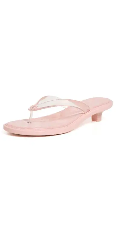 Coach Jelly Flip Flop Sandals Candy Pink 9 | Thumbnail 1