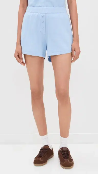 LE BOP Track Shorts Pale Blue | Thumbnail 3