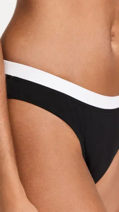 Staud Gemma Bikini Bottoms Black/White M | Thumbnail 5 Staud Gemma Bikini Bottoms Black/White M | Thumbnail 5