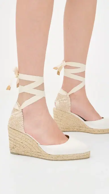 Castañer Joyce Satin Espadrilles Crudo Satin | Thumbnail 5