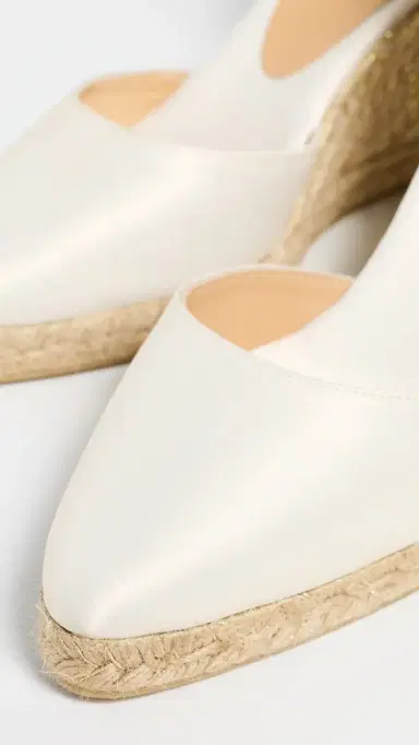 Castañer Joyce Satin Espadrilles Crudo Satin | Thumbnail 6