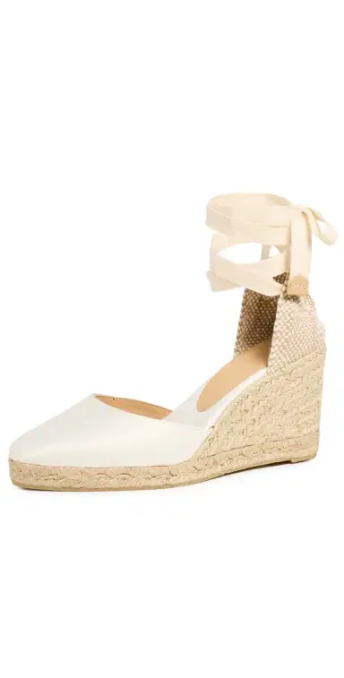 Castañer Joyce Satin Espadrilles Crudo Satin | Thumbnail 1