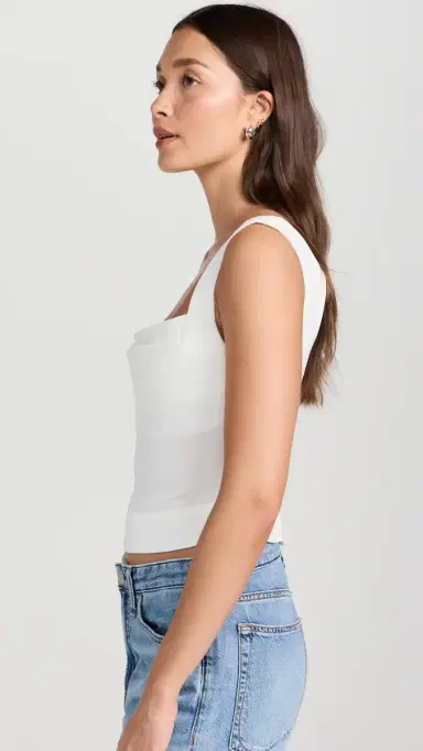Miaou Imogene Corset Blouse White | Thumbnail 4