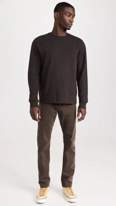 Frame L'Homme Slim Twill Jeans Mocha 29 | Thumbnail 5