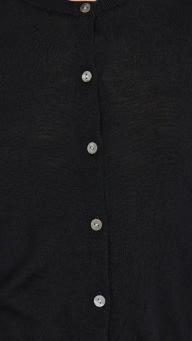 Theory Crop Crew Cardigan Black P | Thumbnail 6