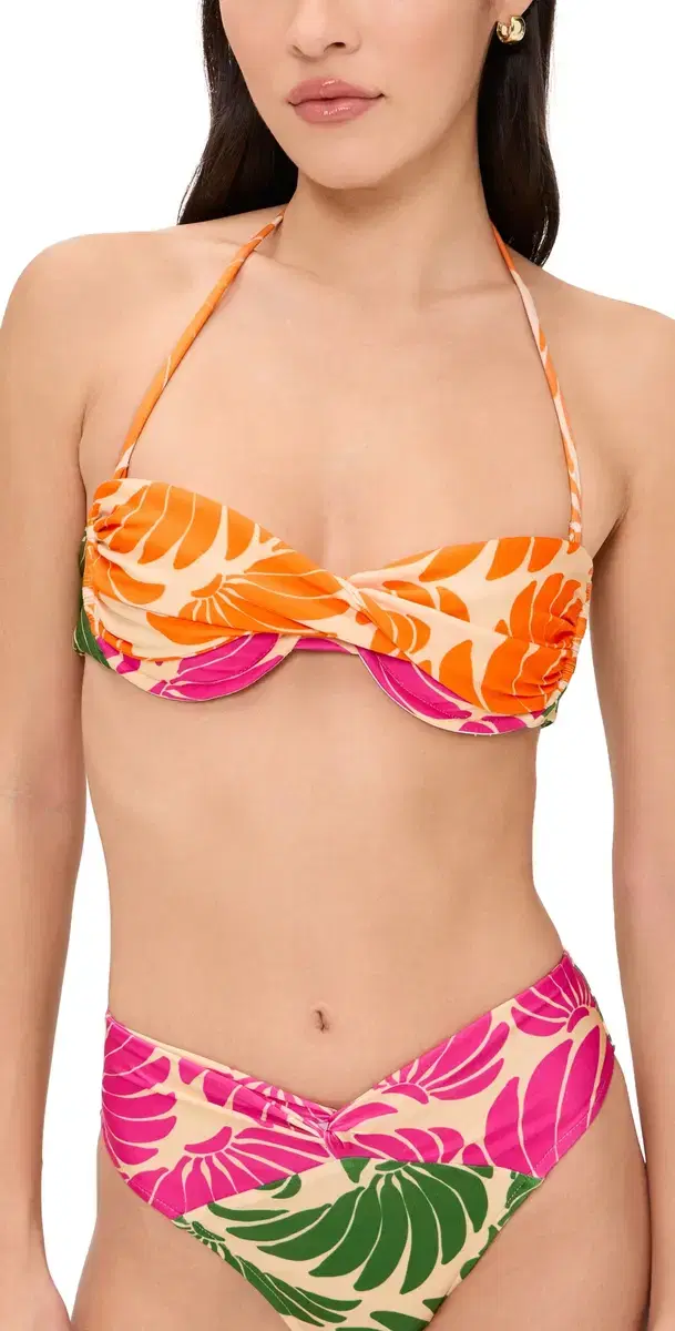 FARM Rio Banana Wings Underwire Bikini Top Banana Wings Pink