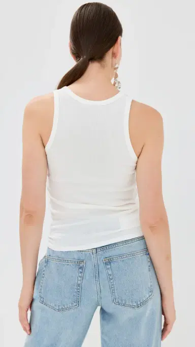 Rabanne Tank Top with Signature Piercing White 38 | Thumbnail 3 Rabanne Tank Top with Signature Piercing White 38 | Thumbnail 3